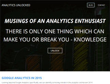 Tablet Screenshot of analyticsunlocked.com